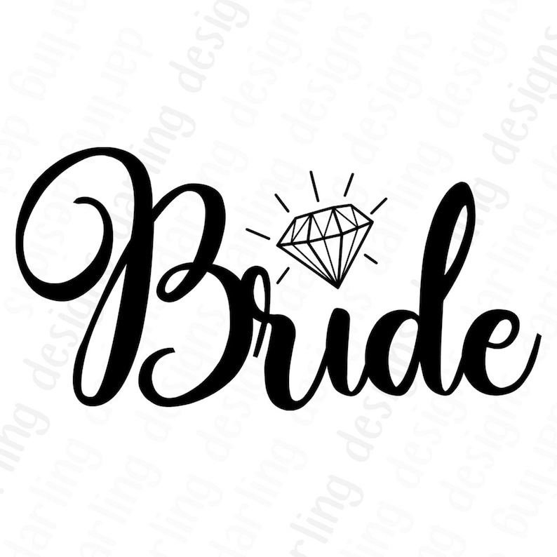 Download Bride svg wedding cut file for cricut or silhouette wedding | Etsy