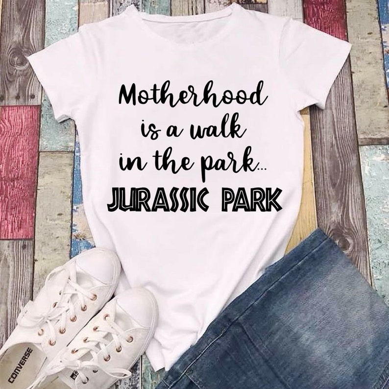Download Motherhood is a walk in the park Jurassic Park svg cut ...