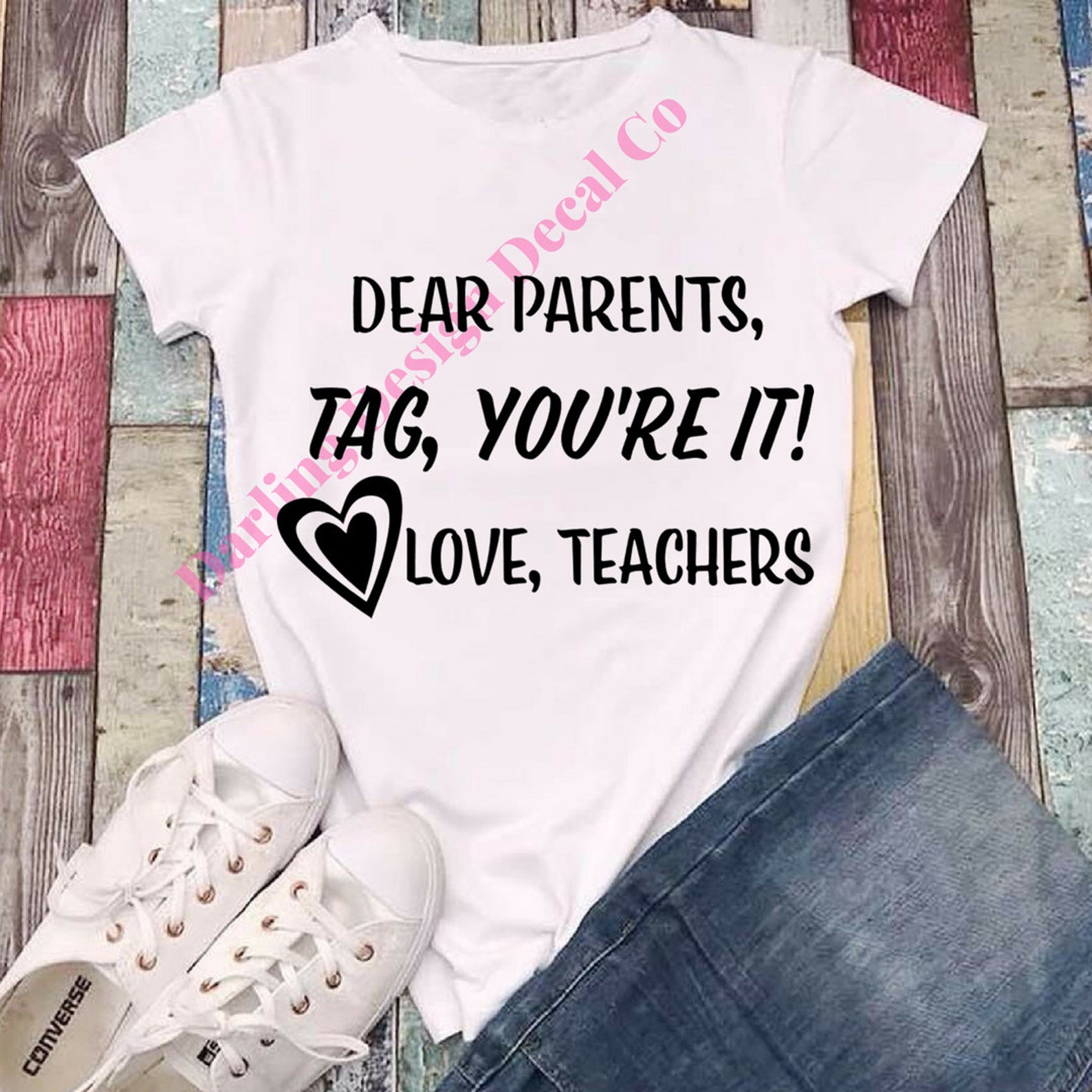 Dear Parents Tag You’re It Svg - Etsy
