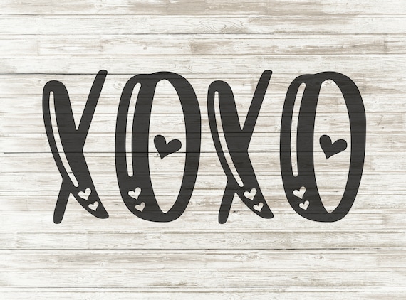 Xoxo Valentine S Day Svg Xoxo Svg Cute Valentine S Etsy