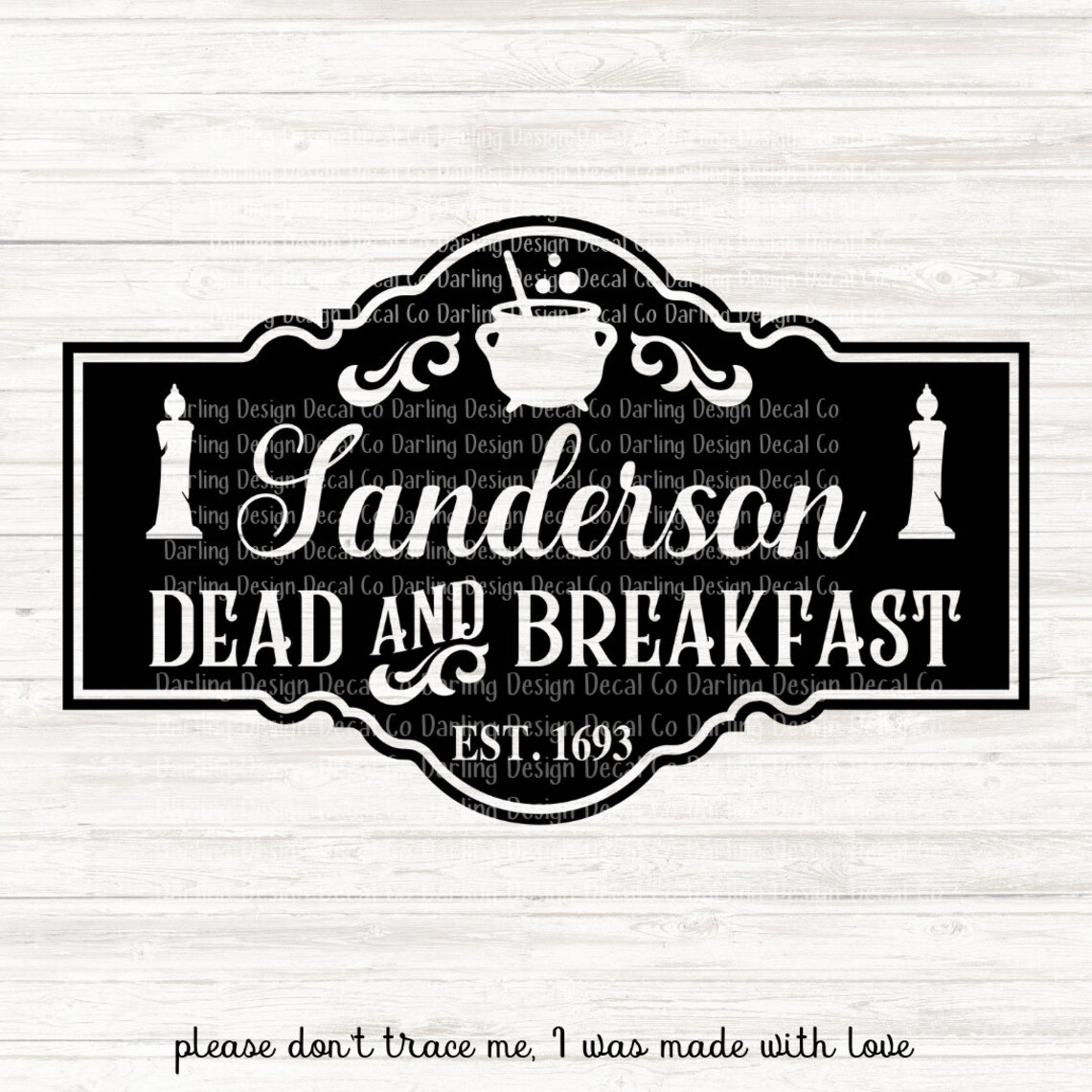 Sanderson Bed and Breakfast SVG Hocus Pocus Svg Dead and Breakfast ...
