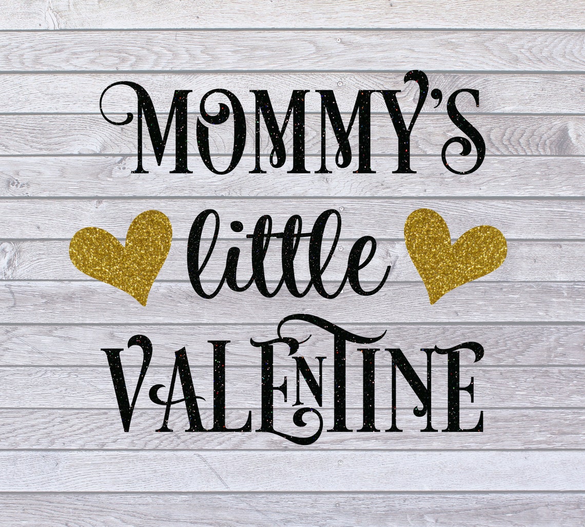 Mommy's Little Valentine Svg Mom Valentine Svg Onesie - Etsy