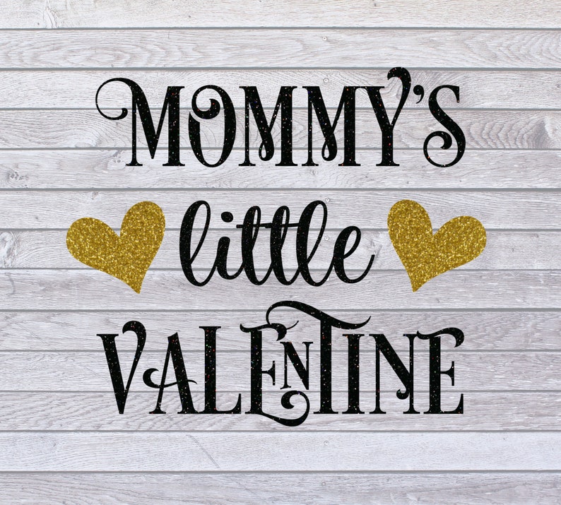 Download Mommy's Little Valentine svg Mom Valentine svg Onesie | Etsy