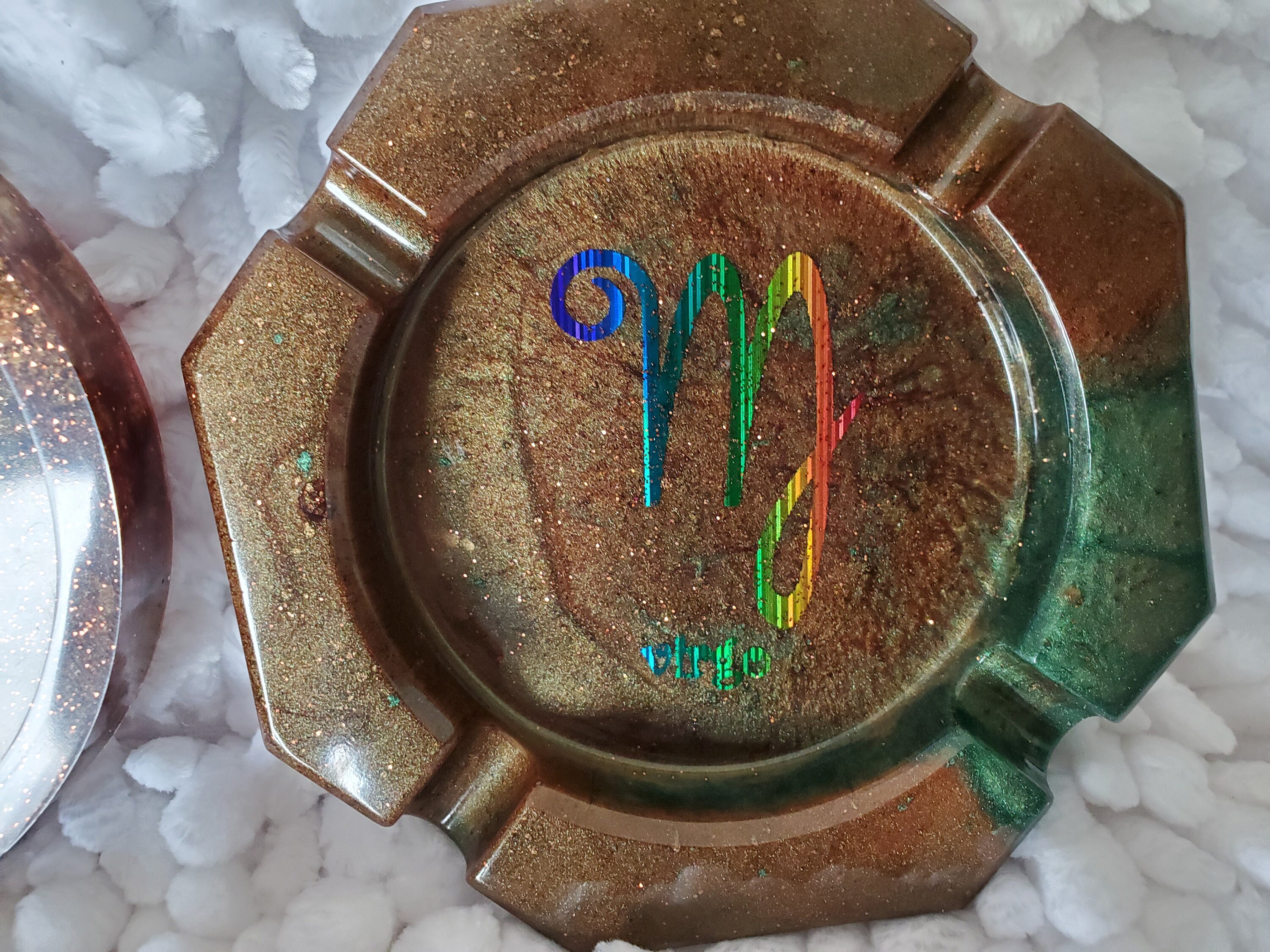 Rolling Tray Sets Rolling Tray Cool Ashtray Virgo Zodiac Etsy