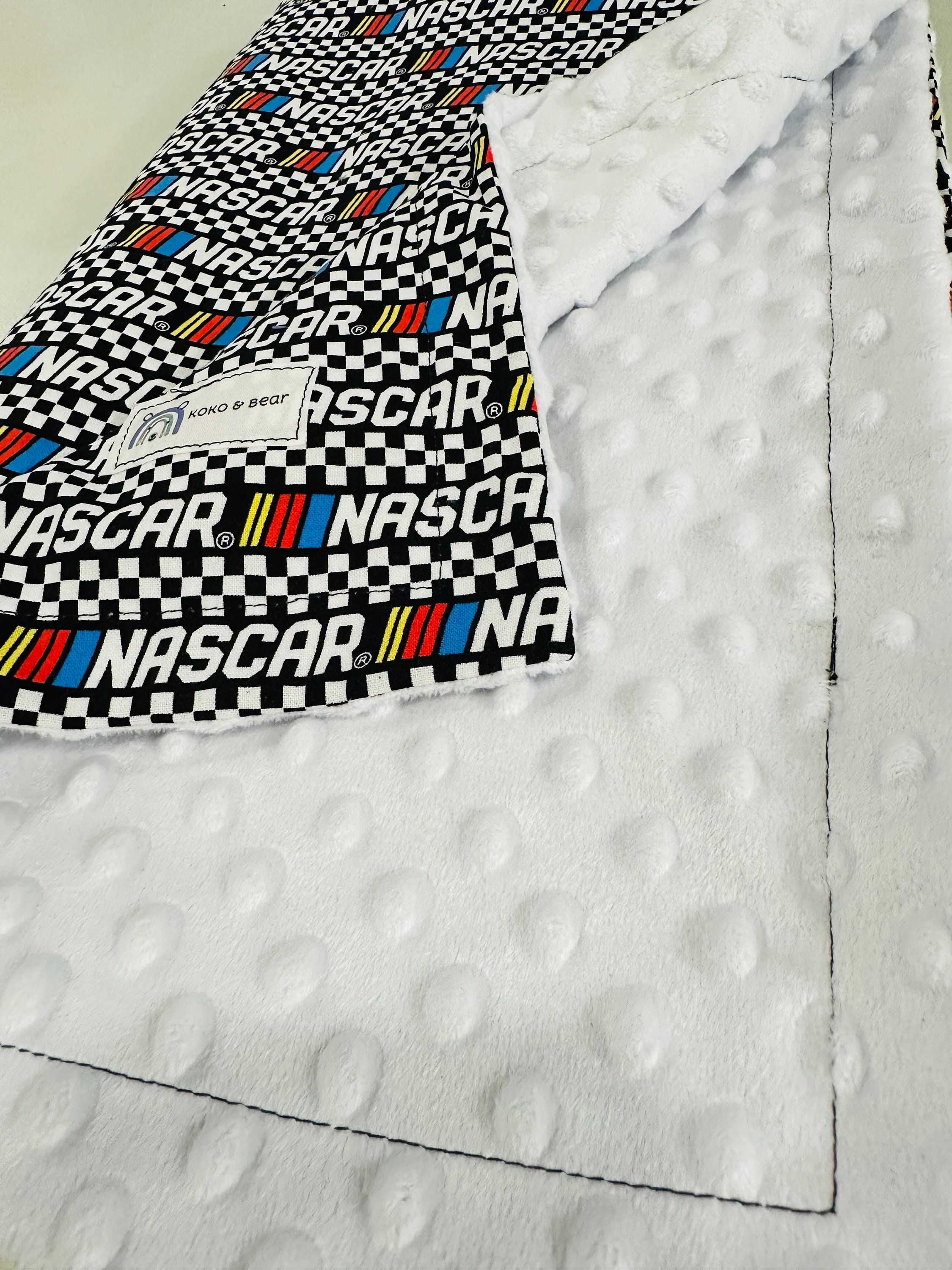 Nascar fleece blanket new arrivals