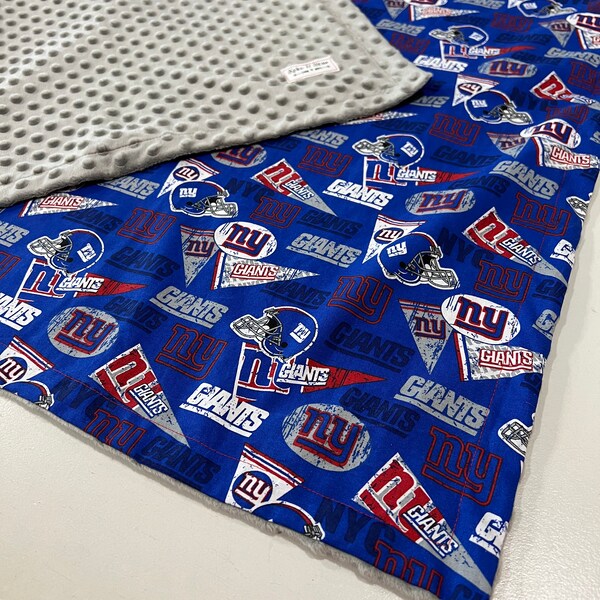 New York Giants Blanket Etsy