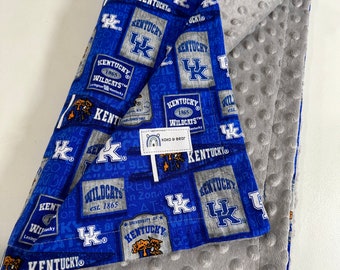 University of Kentucky Wildcats Baby Minky Blanket