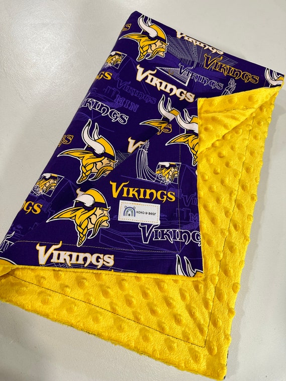 Minnesota Vikings Stadium Baby Minky Blanket Etsy