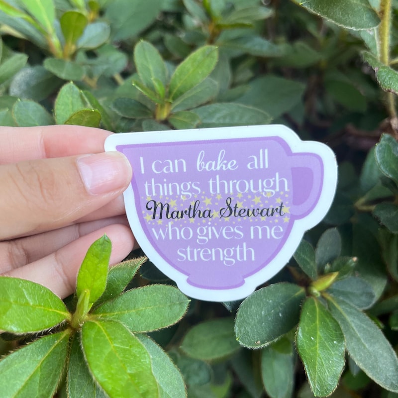 Deep Vinyl Sticker Martha Stewart Journal - Etsy
