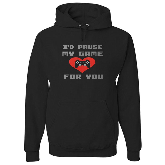 Gamer Shirt I'd Pause My Game for You Gaming Fun Valentine - Etsy