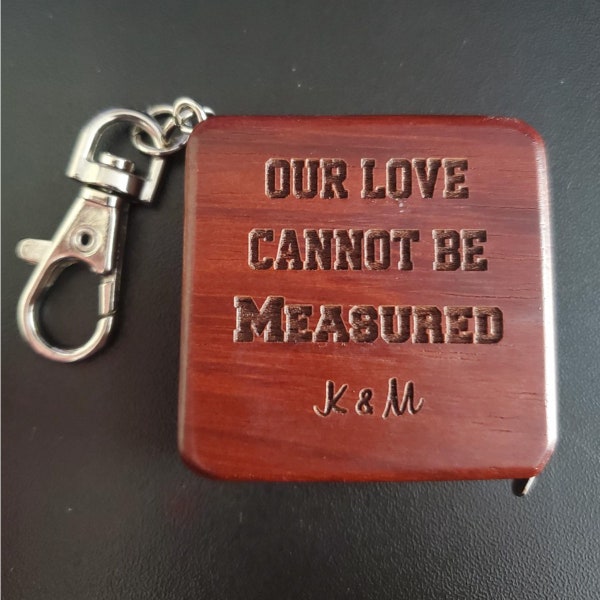 Measure Tape Keychain Etsy