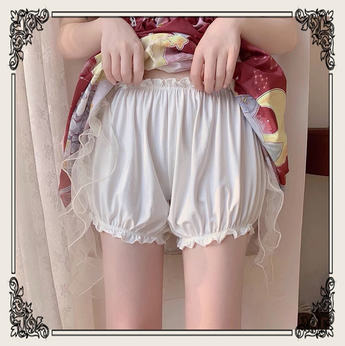 Cute Lolita Bloomers JK Skirt Safety Pants Adults Girls | Etsy
