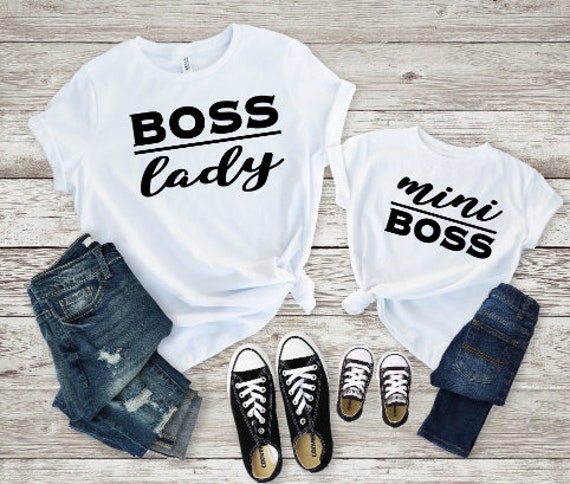 Mini Boss Shirt Funny Novelty Gift For Boys And Girls Mini Boss Shirt Funny Novelty Gift For Boys And Girls