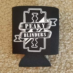 PEAKY BLINDERS/Tommy Shelby/Can Cooler/Can Holder/Stocking stuffer/Christmas/Secret Santa/Birthday gift/Bachelor party/Wedding favors/