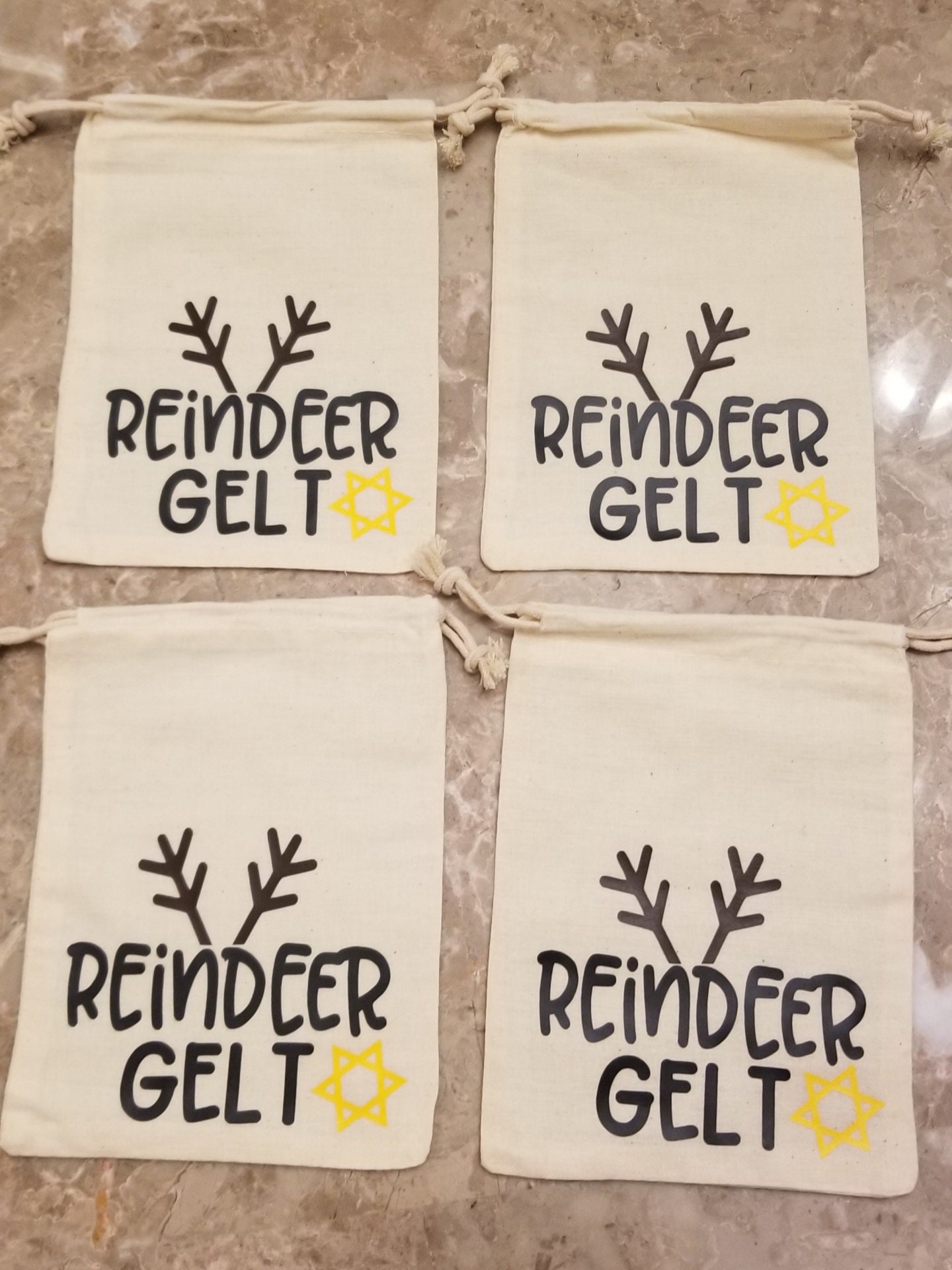 Reindeer Food/reindeer Food Bag/christmas Eve Box/hannukah Gelt/santa
