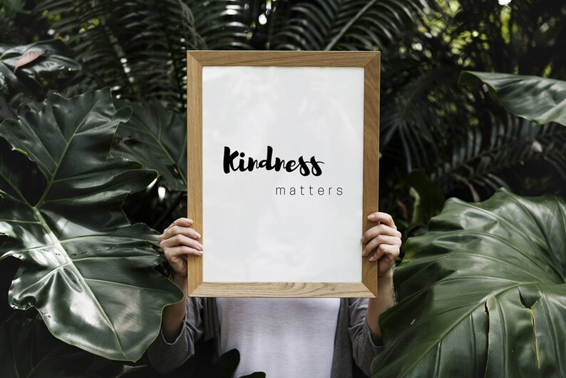 Kindness Matters Poster. Printable Quote Wall Art. Instant | Etsy