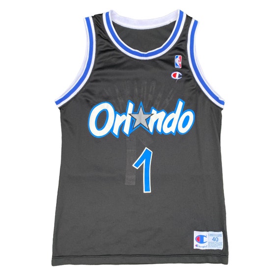 Vintage Penny Hardaway #1 Orlando Magic NBA Authentic Champion Jersey  Pinstripe by Haynes Shop