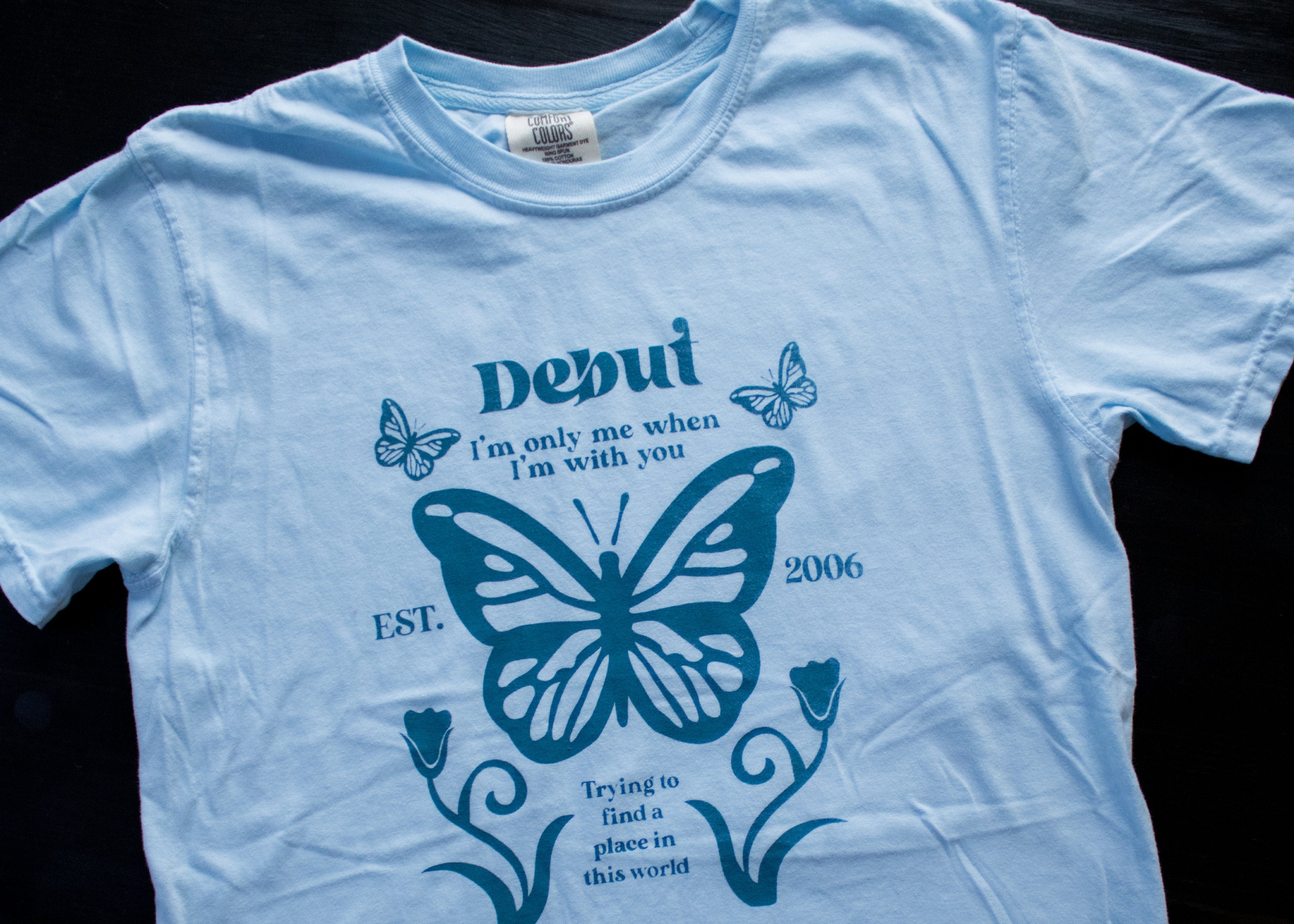 Debut Vintage Tee // I’m Only Me When I’m With You