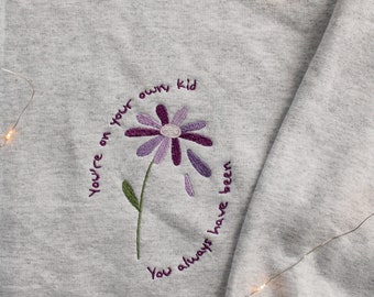 人気カラーの // Sweatshirt Embroidered Own Your on You're YOYOK You // トップス
