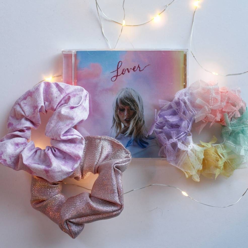 Taylor Swift Lover Scrunchies Are you ready for Taylor Swift? Get your LOVER silk  main image 4