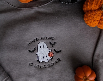 Who&#39;s Afraid Of Trick-or-Treat Sweatshirt // Tortured Poets Album // Who&#39;s Afraid Of Little Old Me // Halloween