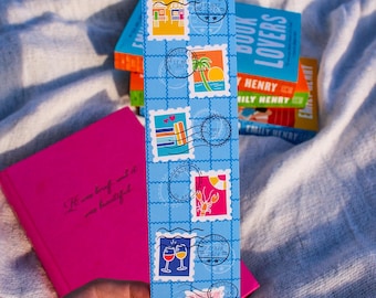 Emily Henry Stamps Bookmark // Bookish Merch // Book Lovers // Funny Story // Happy Place