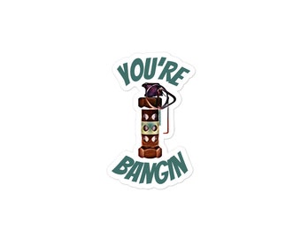 You're Bangin Flashbang Sticker: Funny Police Officer Gift