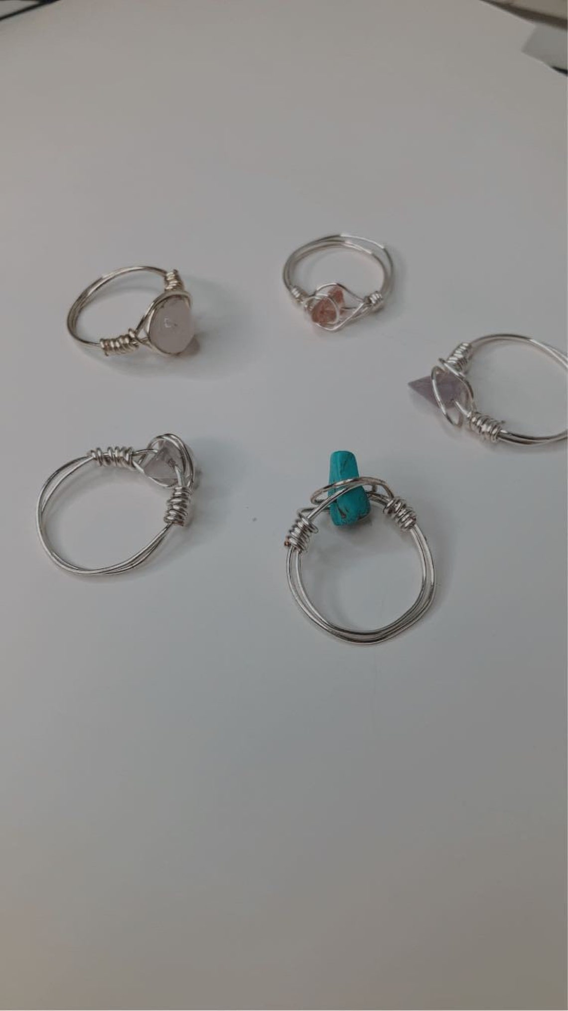 Cute aesthetic wire wrapped handmade ring trendy aesthetic Etsy