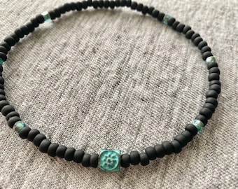Anklet or Bracelet, Boho Anklets, Womens Jewelry, Handmade Beaded Jewelry, Beaded Bracelets, Unique Jewelry, Boho Jewelry, Cute Anklet