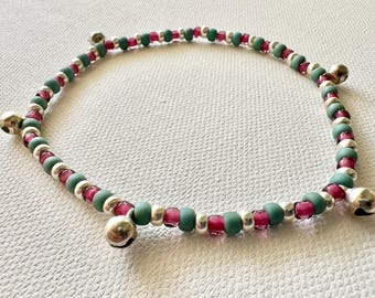 Bell Anklet - Ankle Bracelet - Anklets - Beaded Bracelet - Bell Jewelry - Boho Bell Bracelet - Boho Jewelry - Anklets for Women - Bracelets