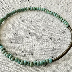 Turquoise Anklet, Ankle Bracelet, Beaded Bracelet, Anklet, Beach Jewelry, Body Jewelry, Gifts for Her, Unique Jewelry, Turquoise Jewelry