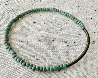 Turquoise Anklet, Ankle Bracelet, Beaded Bracelet, Anklet, Beach Jewelry, Body Jewelry, Gifts for Her, Unique Jewelry, Turquoise Jewelry