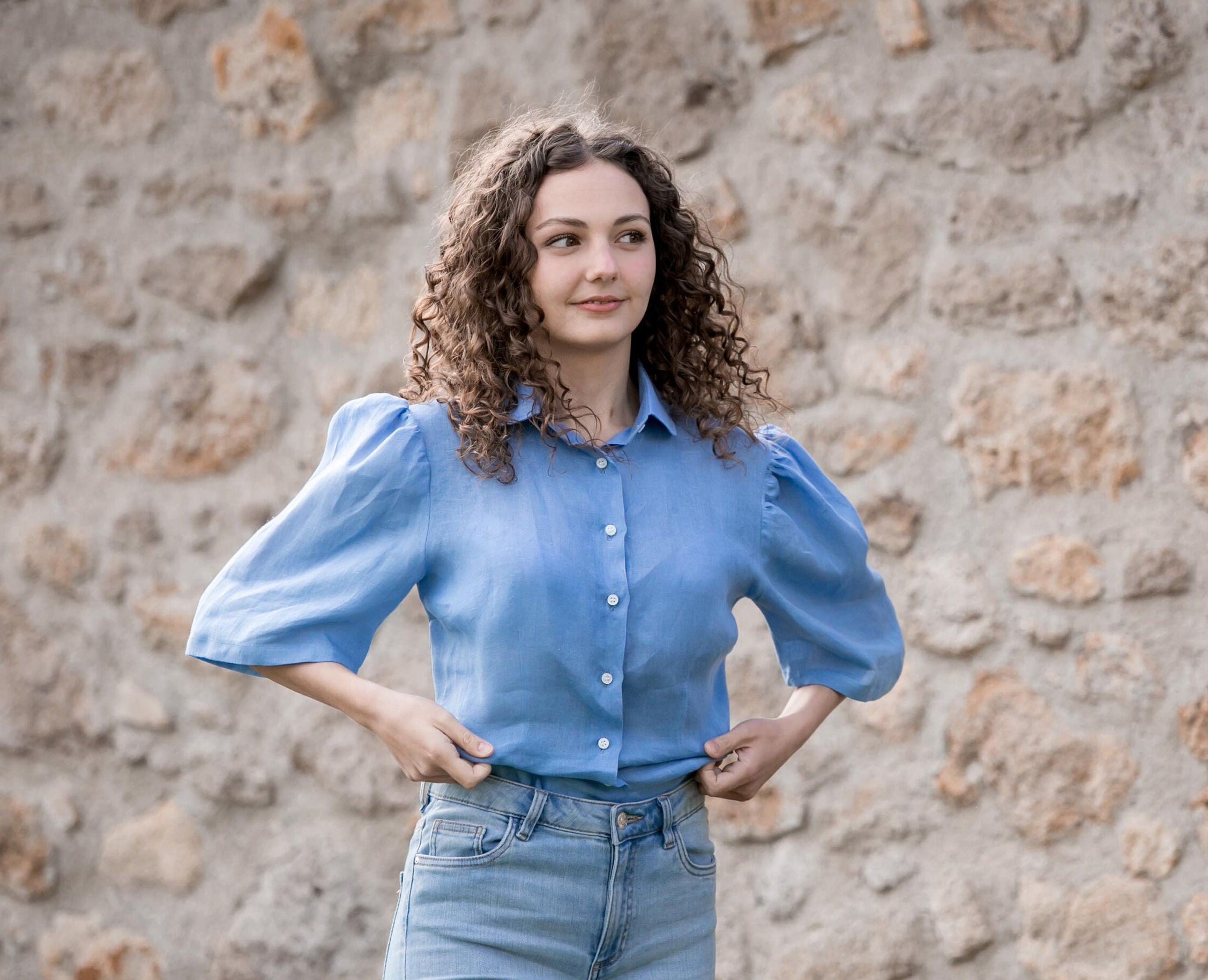 Camicia store donna lino