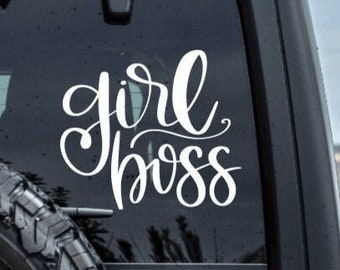 Girl Boss Decal Window Bumper Sticker