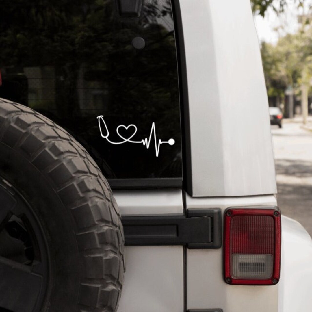 Doctor Window Decal Nurse Stethoscope Doctor Decal Window Bumper Sticker - Etsy