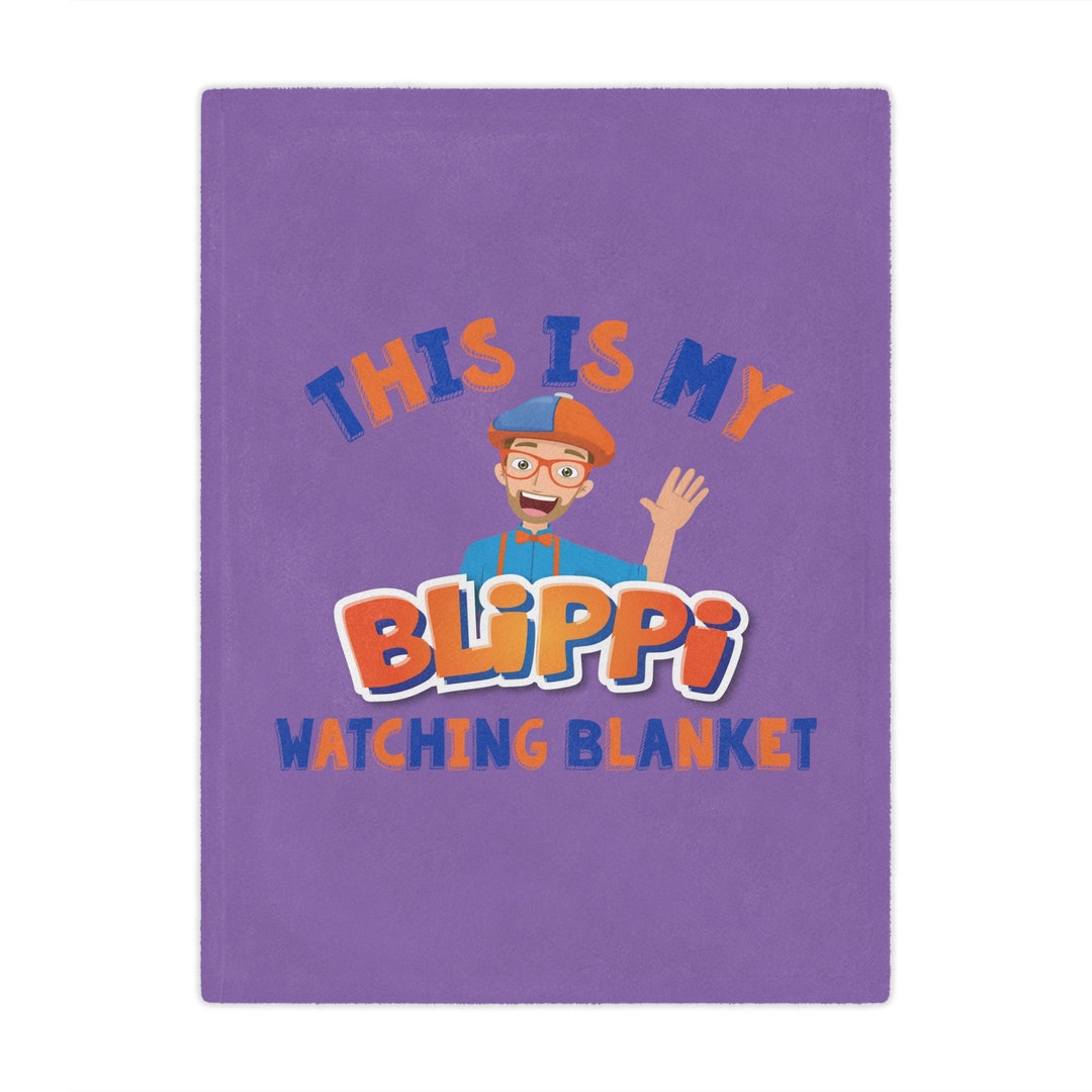 Blippi Minky Blanket Etsy