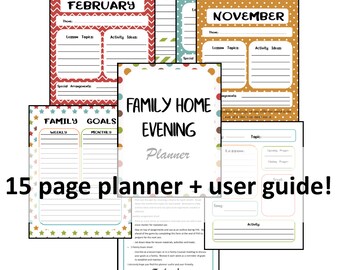 family home evening etsy