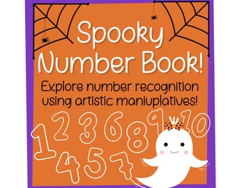 Spooky Number Book - Halloween Number Recognition Project