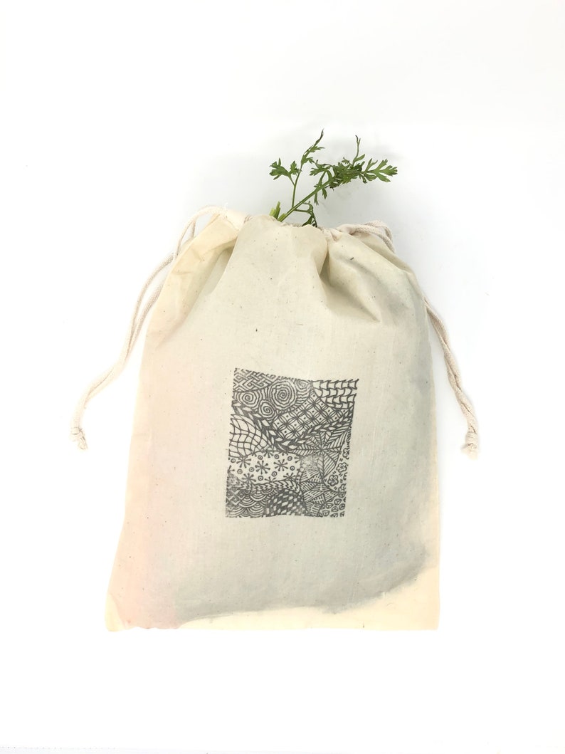 XL Reusable Food Bag alternative to plastic bags Bulk Foods /& Produce great for Bread
