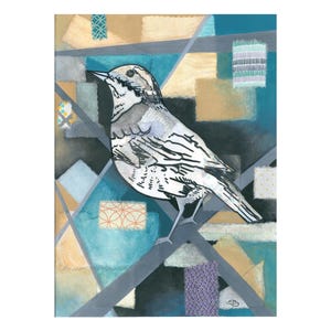 Bird Art Print: Colorful and Whimsical Wall Decor