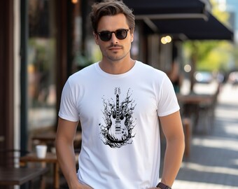 Guitar T-shirt, Guitar shirt, Guitar