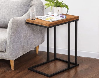 Industrial Nordic C-Shape canapé side table coffee table lampe de chevet table
