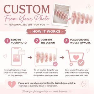 Custom Press On Nails, Handmade Luxury False Nails