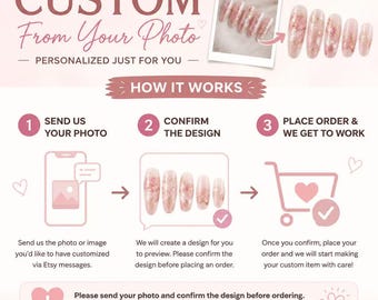 Custom Press On Nails, Handmade Luxury False Nails