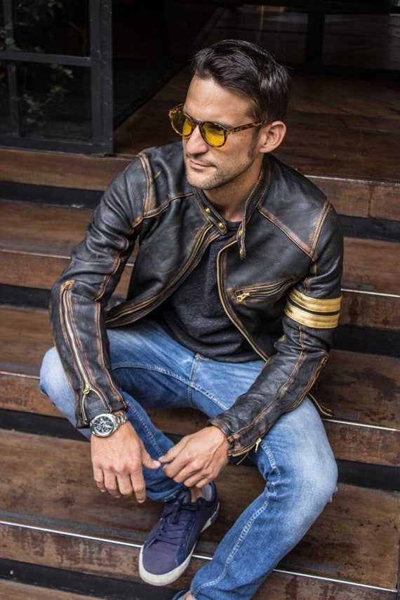 Vintage Luxury Jacket Lambskin Leather 