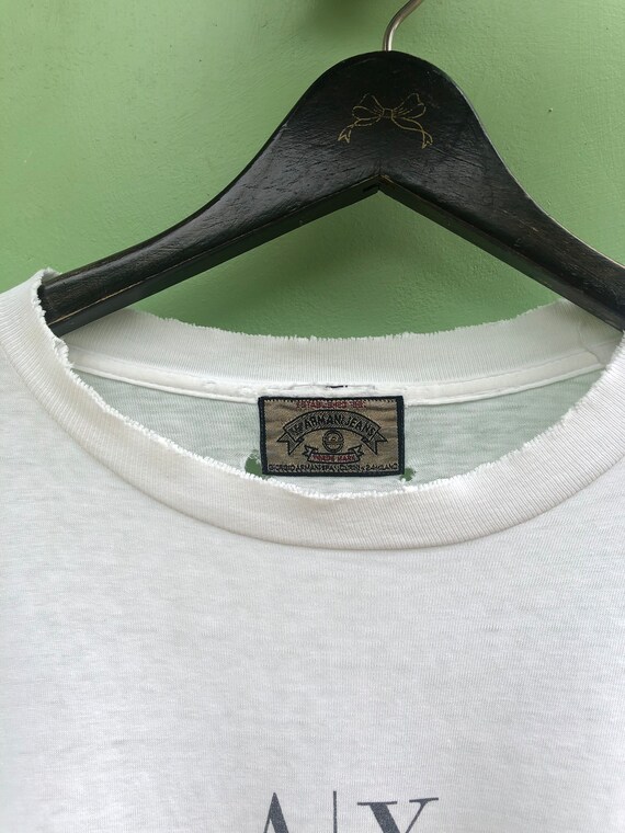 Armani exchange 古着　Tシャツ Vintage 90's ARMANI EXCHANGE SHIRT - Etsy