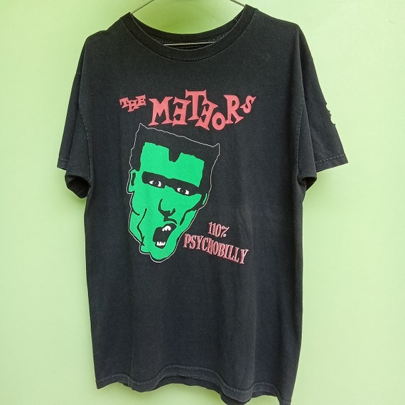 Vintage THE METEORS 110% PSYCHOBILLY T-shirt - Etsy