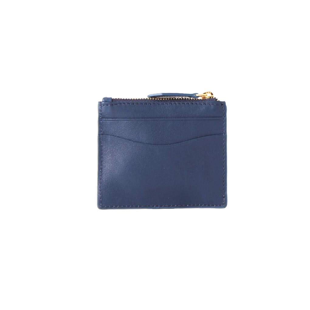 Navy Cardholder Woman // Portefeuille En Cuir // Navy Leather - Etsy