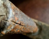 Primitive hammer, old French mallet with great patina and insect holes, wabsabi hidden beauty , would look great framed and mounted, history