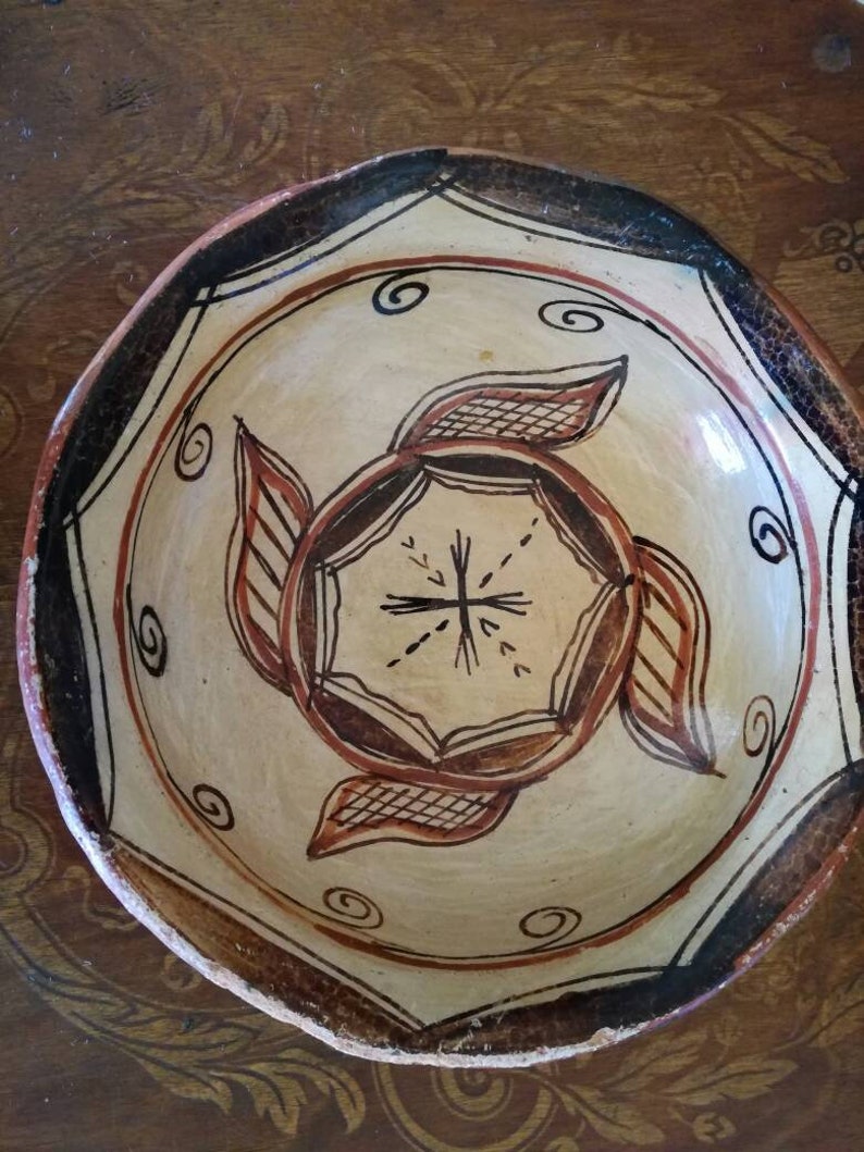 Fine Art Ceramics Vintage Hand Crafted Early Piece Of North African Ceramic Kablye Pottery Or Ceramic Hand Made Pot Or Vase Polychrome Berber Pottery Bowl Art Collectibles Fine Art Ceramics Vintage Hand Crafted Early Piece Of North African Ceramic Kablye Pottery Or Ceramic Hand Made Pot Or Vase Polychrome Berber Pottery Bowl Art Collectibles